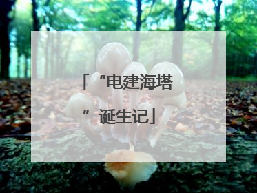 “电建海塔”诞生记