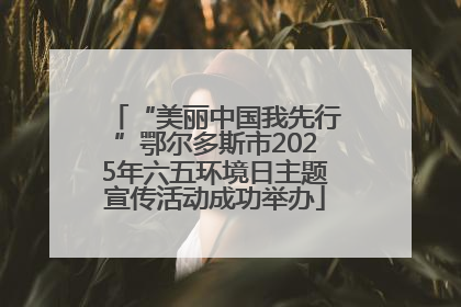 “美丽中国我先行”鄂尔多斯市2025年六五环境日主题宣传活动成功举办