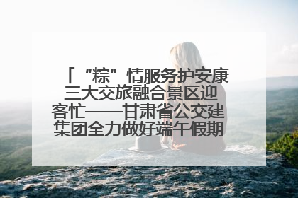 “粽”情服务护安康 三大交旅融合景区迎客忙——甘肃省公交建集团全力做好端午假期景区运营工作