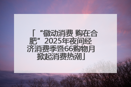 “徽动消费 购在合肥”2025年夜间经济消费季暨66购物月掀起消费热潮