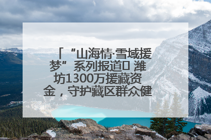 “山海情·雪域援梦”系列报道⑪ 潍坊1300万援藏资金，守护藏区群众健康“最后一公里”