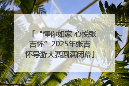 “懂你如家 心悦张吉怀”2025年张吉怀导游大赛圆满闭幕