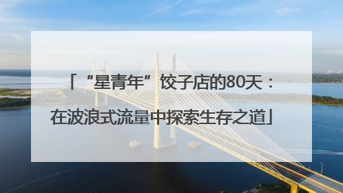 “星青年”饺子店的80天：在波浪式流量中探索生存之道