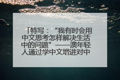 特写：“我有时会用中文思考怎样解决生活中的问题”——澳年轻人通过学中文增进对中华文化的理解