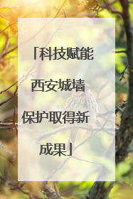 科技赋能 西安城墙保护取得新成果