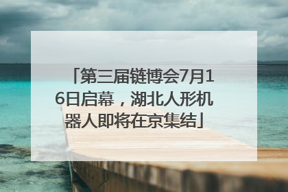 第三届链博会7月16日启幕，湖北人形机器人即将在京集结