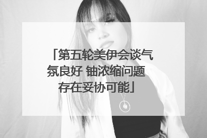 第五轮美伊会谈气氛良好 铀浓缩问题存在妥协可能