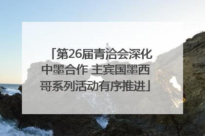 第26届青洽会深化中墨合作 主宾国墨西哥系列活动有序推进