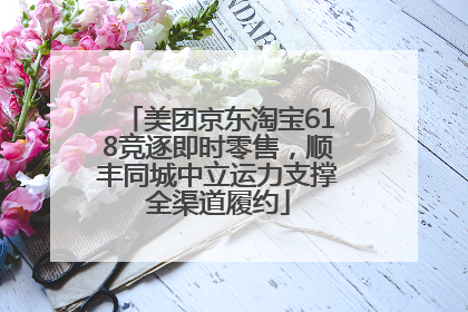 美团京东淘宝618竞逐即时零售，顺丰同城中立运力支撑全渠道履约