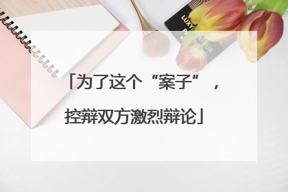 为了这个“案子”，控辩双方激烈辩论