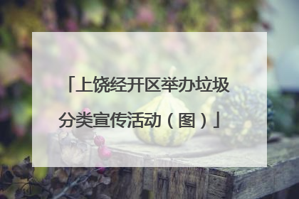上饶经开区举办垃圾分类宣传活动（图）