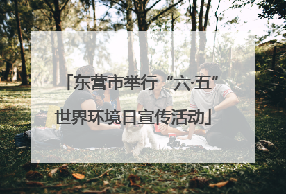 东营市举行“六·五”世界环境日宣传活动