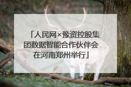 人民网×豫资控股集团数据智能合作伙伴会在河南郑州举行