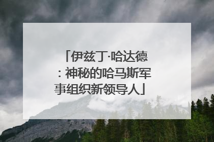 伊兹丁·哈达德：神秘的哈马斯军事组织新领导人