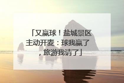 又赢球！盐城景区主动开麦：球我赢了，旅游我请了