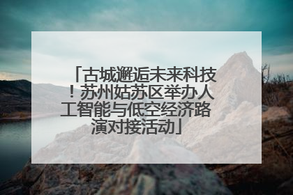 古城邂逅未来科技！苏州姑苏区举办人工智能与低空经济路演对接活动