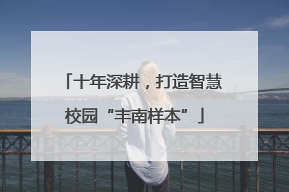 十年深耕，打造智慧校园“丰南样本”