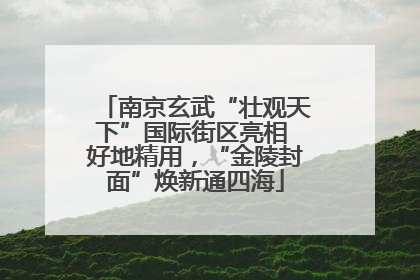 南京玄武“壮观天下”国际街区亮相 好地精用，“金陵封面”焕新通四海