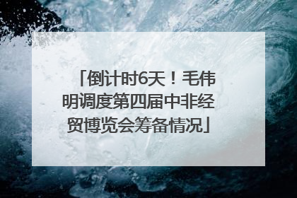 倒计时6天！毛伟明调度第四届中非经贸博览会筹备情况
