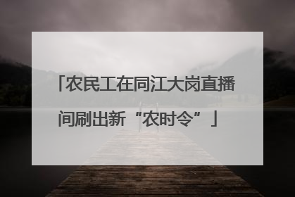 农民工在同江大岗直播间刷出新“农时令”