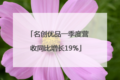 名创优品一季度营收同比增长19%