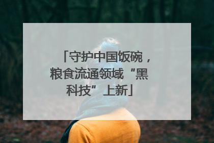 守护中国饭碗，粮食流通领域“黑科技”上新