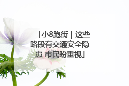 小8跑街｜这些路段有交通安全隐患 市民盼重视