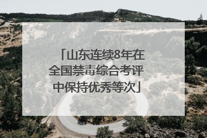 山东连续8年在全国禁毒综合考评中保持优秀等次