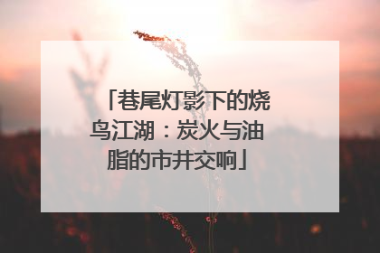 巷尾灯影下的烧鸟江湖：炭火与油脂的市井交响