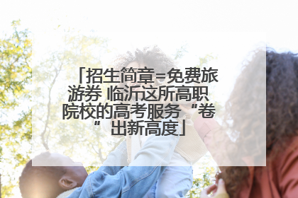 招生简章=免费旅游券 临沂这所高职院校的高考服务“卷”出新高度