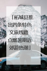 柘城县推出四条特色文旅线路 点燃暑期近郊游热潮