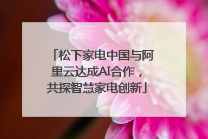 松下家电中国与阿里云达成AI合作，共探智慧家电创新