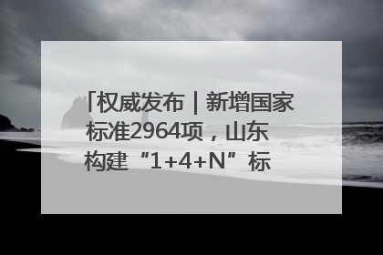 权威发布｜新增国家标准2964项，山东构建“1+4+N”标准化创新发展新格局