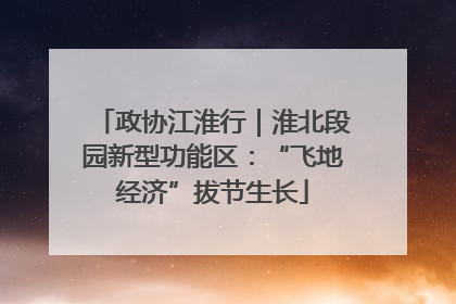 政协江淮行｜淮北段园新型功能区：“飞地经济”拔节生长
