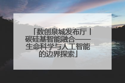 数创泉城发布厅丨碳硅基智能融合——生命科学与人工智能的边界探索