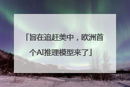 旨在追赶美中，欧洲首个AI推理模型来了