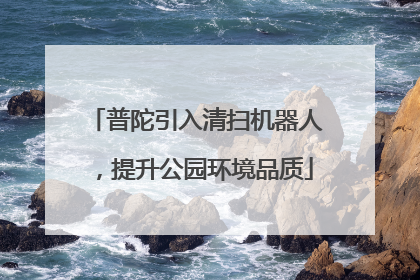 普陀引入清扫机器人，提升公园环境品质