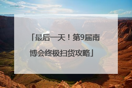 最后一天！第9届南博会终极扫货攻略