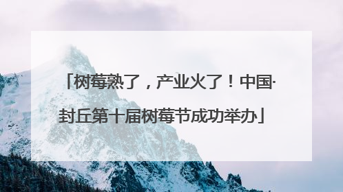 树莓熟了，产业火了！中国·封丘第十届树莓节成功举办