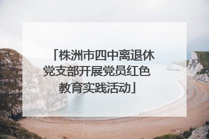 株洲市四中离退休党支部开展党员红色教育实践活动