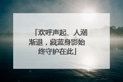 欢呼声起、人潮渐退，藏蓝身影始终守护在此