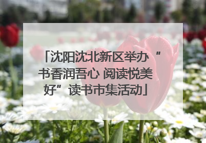 沈阳沈北新区举办“书香润吾心 阅读悦美好”读书市集活动