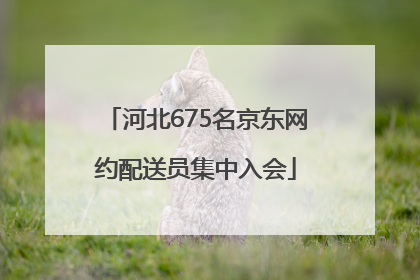 河北675名京东网约配送员集中入会