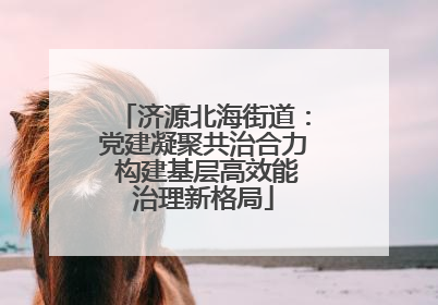 济源北海街道：党建凝聚共治合力 构建基层高效能治理新格局