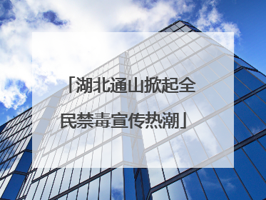 湖北通山掀起全民禁毒宣传热潮