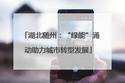 湖北随州：“绿能”涌动助力城市转型发展