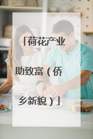荷花产业助致富（侨乡新貌）