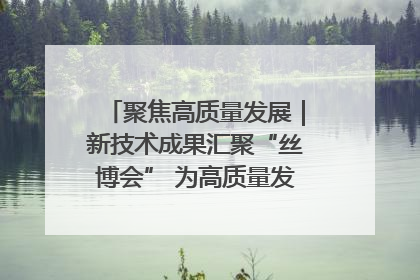 聚焦高质量发展｜新技术成果汇聚“丝博会” 为高质量发展注入新动能