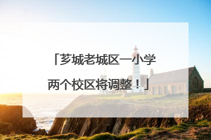 芗城老城区一小学两个校区将调整！