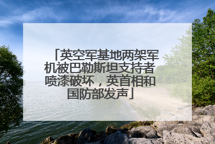 英空军基地两架军机被巴勒斯坦支持者喷漆破坏，英首相和国防部发声
